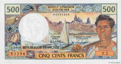 500 Francs TAHITI  1983 P.25c UNC