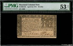 4 Dollars ÉTATS-UNIS D AMÉRIQUE Annapolis 1774 PS.0978