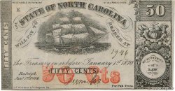 50 Cents ÉTATS-UNIS D AMÉRIQUE Raleigh 1864 PS.2375