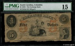 5 Dollars UNITED STATES OF AMERICA Columbia 1854  VG