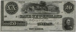 20 Dollars Non émis UNITED STATES OF AMERICA East Haddam 1860  UNC