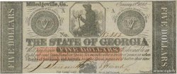 5 Dollars UNITED STATES OF AMERICA Milledgeville 1862 PS.0852 UNC-