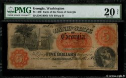5 Dollars UNITED STATES OF AMERICA Savannah 1860  F-