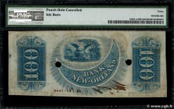 100 Dollars Annulé ESTADOS UNIDOS DE AMÉRICA New Orleans 1862  MBC