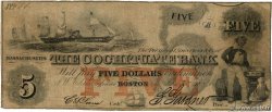 5 Dollars ÉTATS-UNIS D AMÉRIQUE Boston 1853 