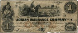 1 Dollar ÉTATS-UNIS D AMÉRIQUE Adrian 1852 