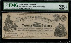 20 Dollars VEREINIGTE STAATEN VON AMERIKA Jackson 1862 PS.1377 S