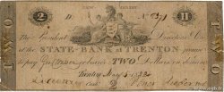2 Dollars UNITED STATES OF AMERICA Trenton 1822  VG