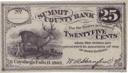 25 Cents ESTADOS UNIDOS DE AMÉRICA Cuyahoga Falls 1862  FDC