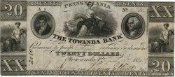 20 Dollars UNITED STATES OF AMERICA Towanda 1835  VF-