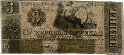 3 Dollars UNITED STATES OF AMERICA Austin 1841  G