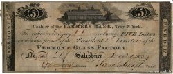 5 Dollars UNITED STATES OF AMERICA Salisbury 1813  F