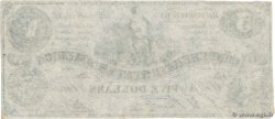 5 Dollars Faux Гражданская война в США  1861 P.19cx XF