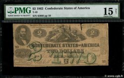 2 Dollars ESTADOS CONFEDERADOS DE AMÉRICA  1862 P.42 RC