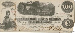 100 Dollars CONFEDERATE STATES OF AMERICA  1862 P.44 XF