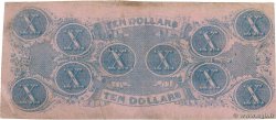 10 Dollars ESTADOS CONFEDERADOS DE AMÉRICA  1862 P.52b BC