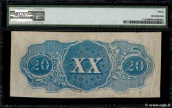 20 Dollars ESTADOS CONFEDERADOS DE AMÉRICA  1862 P.53c BC+