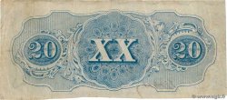 20 Dollars Гражданская война в США  1863 P.61b VF