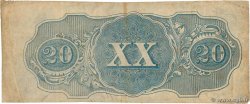 20 Dollars KONFÖDERIERTE STAATEN VON AMERIKA  1863 P.61b SS