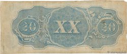 20 Dollars ESTADOS CONFEDERADOS DE AMÉRICA  1863 P.61b BC+