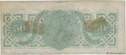 50 Dollars Annulé ESTADOS CONFEDERADOS DE AMÉRICA  1863 P.62b MBC