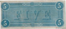 5 Dollars Гражданская война в США  1864 P.67 AU