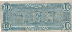 10 Dollars ESTADOS CONFEDERADOS DE AMÉRICA  1864 P.68 SC