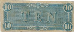 10 Dollars KONFÖDERIERTE STAATEN VON AMERIKA  1864 P.68 fVZ