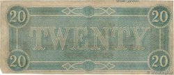 20 Dollars CONFEDERATE STATES OF AMERICA  1864 P.69 XF