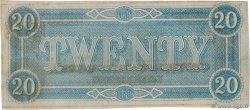 20 Dollars KONFÖDERIERTE STAATEN VON AMERIKA  1864 P.69 fST
