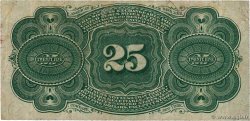 25 Cents VEREINIGTE STAATEN VON AMERIKA  1863 P.118 SS