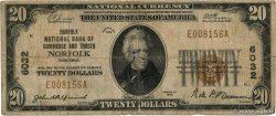 20 Dollars UNITED STATES OF AMERICA Norfolk 1929 Fr.1802 G