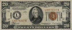 20 Dollars HAWAII San Francisco 1934 P.41 pr.TTB