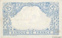 5 Francs BLEU FRANKREICH  1916 F.02.35 VZ