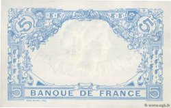 5 Francs BLEU FRANCIA  1916 F.02.36 SPL+