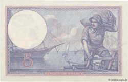 5 Francs FEMME CASQUÉE FRANCIA  1921 F.03.05 EBC