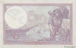 5 Francs FEMME CASQUÉE FRANCIA  1922 F.03.06 EBC