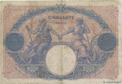 50 Francs BLEU ET ROSE FRANCE  1900 F.14.12 B