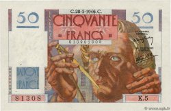50 Francs LE VERRIER FRANCE  1946 F.20.02