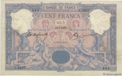 100 Francs BLEU ET ROSE  FRANCE  1901 F.21.15