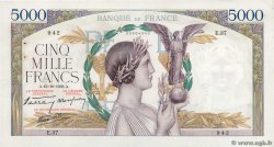 5000 Francs VICTOIRE modifié, taille douce FRANCIA  1938 F.45.01 EBC