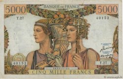 5000 Francs TERRE ET MER FRANKREICH  1949 F.48.02 S