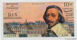 10 Nouveaux Francs RICHELIEU FRANCE  1962 F.57.20 pr.NEUF