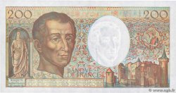 200 Francs MONTESQUIEU alphabet 101 FRANKREICH  1992 F.70bis.01 fST+