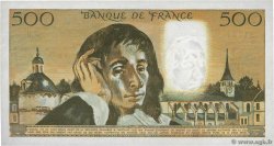 500 Francs PASCAL FRANCE  1968 F.71.02 AU-