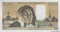 500 Francs PASCAL Petit numéro FRANCE  1987 F.71.35 pr.NEUF