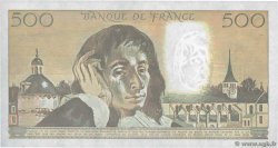 500 Francs PASCAL Petit numéro FRANCIA  1990 F.71.44 SC+