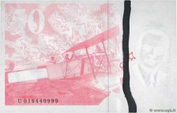 50 Francs SAINT-EXUPÉRY modifié Sans couleurs Fauté FRANCE  1994 F.73f5.01 pr.NEUF