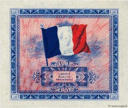 2 Francs DRAPEAU FRANCIA  1944 VF.16.01 FDC