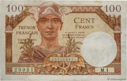 100 Francs TRÉSOR FRANÇAIS FRANCIA  1947 VF.32.01 q.BB